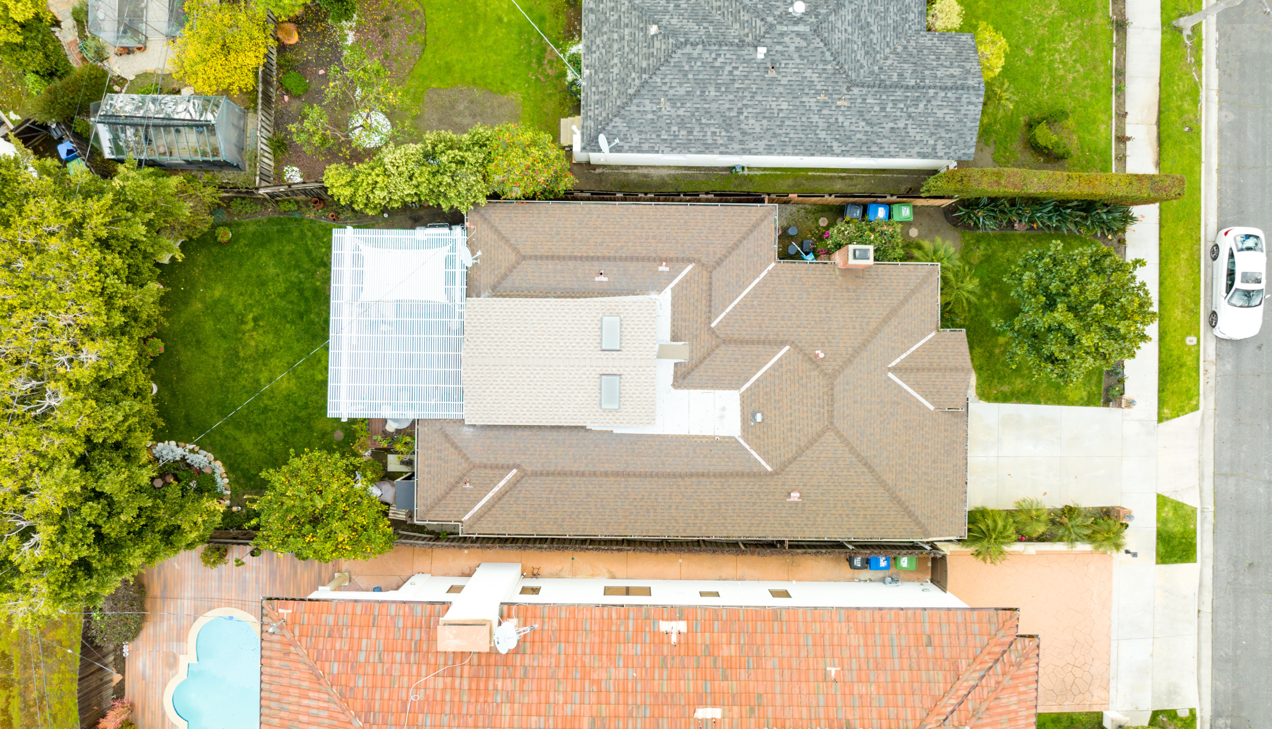 Top view of a house property in 11323 Valley Spring Lane
